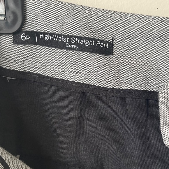 Grey Curvy Fit Straight Pants - Picture 5 of 10